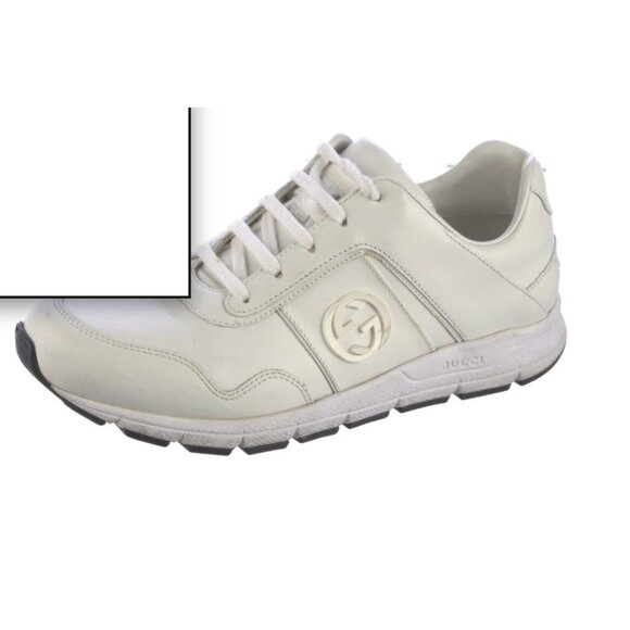 Gucci Leather Low Top Sneakers - Picture 2 of 6